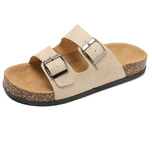 รองเท้าแตะส้นไม้แบบเปิดนิ้วเท้า หนังกลับคุณภาพสูง ราคาประหยัด สำหรับผู้หญิง ใส่ลำลอง เล่นกีฬา หรือทำกิจกรรมกลางแจ้งในฤดูร้อน - Product Image 2