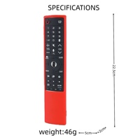 Casing Pelindung Silikon untuk Remote TV LG AN-MR700 Dynamic, Anti Debu dan Anti Jatuh dengan Desain Berongga dan Tebal