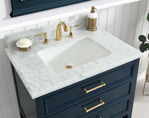 Nuevo Mueble de Baño Americano Resistente con Repuestos Gratuitos, Estilo Rústico, Color Azul Marino - Product Image 3