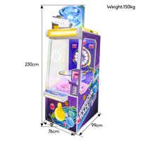 Nuevo Juego de Ruleta Innovador Leon HURRICANE RACE con 1 Año de Garantía, Rueda Metálica, Canje de Boletos, Luces Intermitentes y Juego Acumulativo