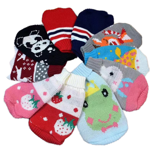 Maglioni per Gatti Personalizzati all'Ingrosso, Traspiranti, in Poliestere con Motivi Floreali, Abbigliamento Invernale Lavorato a Maglia per Halloween e Natale, Design Cartoon - Product Image 1