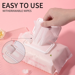 Nhãn Hiệu Riêng OEM Hữu Cơ Bọc Làm Sạch Da Mặt Nhẹ Khăn Lau Ướt 80Pcs Nhẹ Nhàng Mặt Làm Sạch Nước Mô Ướt Cho Trang Điểm Sy926 - Product Image 2