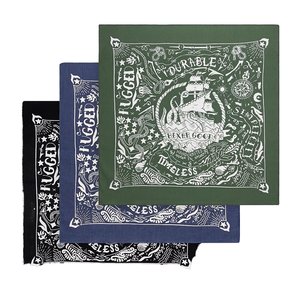 Bandana de sport 100% coton écologique avec motif rétro de voile pour hommes et femmes, style <span class=keywords><strong>cowboy</strong></span> - Product Image 1