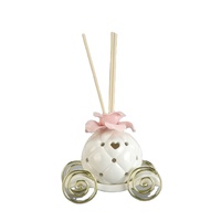 Diffuseur de roseaux de luxe en Europe Diffuseur d'huile en porcelaine avec lumière Nouveau design pour la maison et le jardin