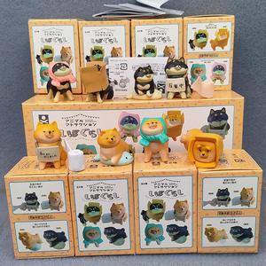 8 PCS/SET Blind Box Kawaii <span class=keywords><strong>SHIBA</strong></span> INU Puppy Dag Trendy Item Cute Character Anime PVC Figure Set Mystery box 8cm - Product Image 1