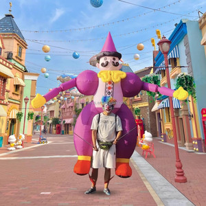 Marioneta <span class=keywords><strong>de</strong></span> Payaso Inflable Andante <span class=keywords><strong>de</strong></span> Efun, MOQ 1 Pieza, para Desfiles al Aire Libre y Actuaciones Circenses - Product Image 2