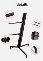 Z-80 Factory Direct Wholesale 2 Tier Heavy - Duty Adjustable Piano Keyboard Stand for Display Keyboard Instruments Accessories