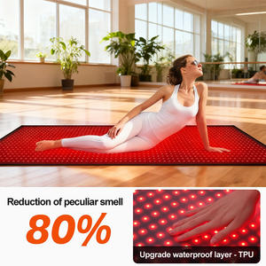Tapis de luminothérapie infrarouge proche <span class=keywords><strong>EYCO</strong></span>, luminothérapie rouge pour tout le corps, couverture de sauna pour utilisation à domicile - Product Image 4
