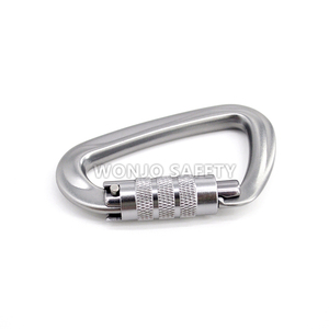 Boucle autobloquante d'escalade en alliage d'aluminium 12KN pouvant être utilisée comme équipement <span class=keywords><strong>de</strong></span> sécurité pour l'escalade et l'alpinisme. - Product Image 6