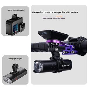 Enlee có thể điều chỉnh xe đạp máy tính gắn kết hợp kim nhôm gốc mở rộng chủ cho xe đạp leo núi phụ kiện máy tính gắn kết - Product Image 4