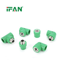 Raccords PPR en acier inoxydable IFAN 20-110mm SS201 Coude à emboîtement Vente en gros Fournisseur Fabricant Utilisation générale Raccord PPR