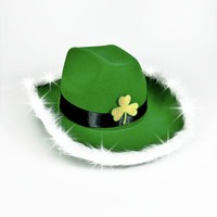 Il cappello da Cowboy di San Patrizio Western Party Festival ha portato il cappello da Cowboy al Neon per carnevale