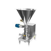 DONJOY usine CE 3A en acier inoxydable 316L sanitaire pompe de mélange de poudre liquide de qualité alimentaire avec trémie pour une utilisation simple et facile