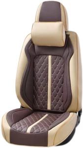 Ensemble complet de housses de siège de <span class=keywords><strong>voiture</strong></span> en cuir de haute qualité Taille universelle Toutes les voitures <span class=keywords><strong>Protection</strong></span> de l'entourage <span class=keywords><strong>avant</strong></span> 5 sièges Motif Dimmond - Product Image 3