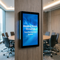 Tableta de Pared con Android 11 y Wi-Fi, Nueva y Personalizada, de 8 Pulgadas, Rockchip, 2+16 GB, NFC, POE, Pantalla Táctil con Luz LED para Salas de Reuniones