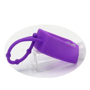 Soap Container 30ml Cute Cartoon Plastic Alcohol Hand Sanitizer Bottle Liquid Soap Container With Silicone Holder
