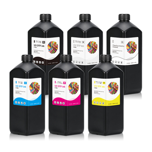 1000ml chuyển một B phim UV dtf mực xp600 tx800 L1800 4720 mềm UV dtf nhãn dán véc ni mực - Product Image 1