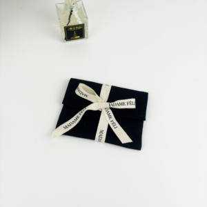 Sacs cadeaux en tissu de coton à rabat personnalisé, pochettes en toile recyclables avec lien pour bougie, écologiques et élégants - Product Image 5