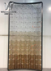 Cloison en verre artistique en acier inoxydable avec finition PVD, élégante cloison de séparation pour hôtel, restaurant, bureau, centre commercial, design d'intérieur - Product Image 5