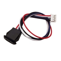 Prix de gros Connecteurs USB Type-C Port Jack de charge Prise de chargeur noire Prise ovale