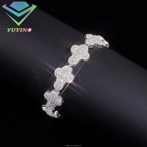 Hiphop Hot selling VVS moissanite diamond GRA certificate <b>Iced</b> <b>out</b> cross cuban <b>chain</b> Gold plated 925 sterling sliver Luxury Gift - Product Image 6