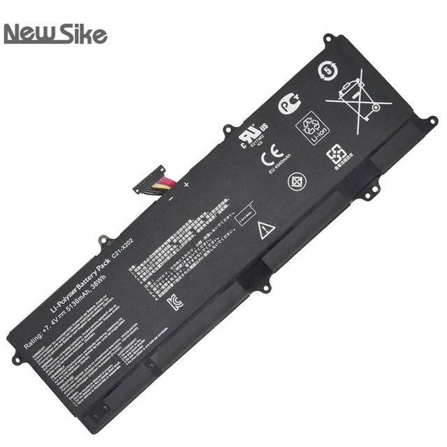 C21-X202 Laptop Battery for Asus Vivobook S200 S200E X201E X202E Q200E C21x202 S200E-CT158H X201E-KX096H X202E-DH31T