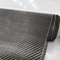 Rouleau de feuille de sergé et de tissage simple en fibre de carbone 3K 300gsm à usage industriel pour les sacs de rembourrage d'intérieur de voiture-pour garçons et filles