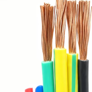 Cavo elettronico BVR, rame incagliato da <span class=keywords><strong>0</strong></span>.5mm con isolamento in PVC, 300V classificato per uso sotterraneo - Product Image 1