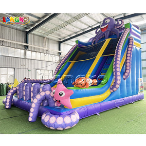 Toboggan Gonflable Thème <span class=keywords><strong>Mer</strong></span> Profonde, Château Gonflable Aquatique, Toboggan Aquatique Extérieur Amusant pour Fêtes d'Enfants - Vente Chaude - Product Image 3