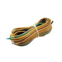 Arnés Automotriz Universal de 25 Pies con Conductor de Cobre y Aislamiento de PVC, Adaptador para Camionetas Europeas y Estadounidenses, Sin Funda