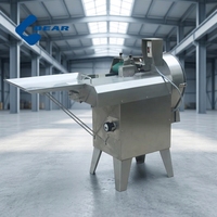 BEAR Hot Sale Automatische Kruidensnijmachine Yam Snijder Verse Fruit Snijder Restaurant Groente Voedselverwerker Motor Hoog