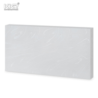 Usine professionnelle de la Chine 100% feuilles de surface solide en acrylique pur comptoir de cuisine dalle de surface solide en pierre artificielle