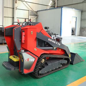 <span class=keywords><strong>Mini</strong></span>-chargeuse sur chenilles compacte Derette XC1100 économique avec moteur diesel Kubota 25 CV - Product Image 3