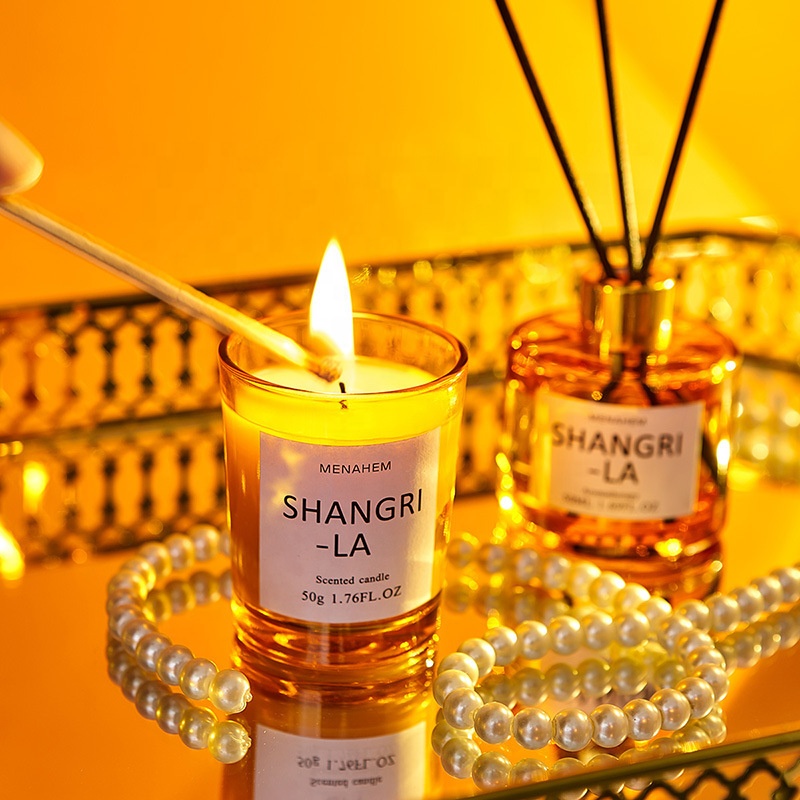 Оптовая продажа, роскошный аромадиффузор в стеклянной бутылке с домашним ароматом, набор диффузоров с роскошной подарочной коробкой