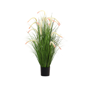 Planta Artificial de Plástico con Hojas Verdes en Maceta para Decoración de Jardín, Decoración del Hogar, Flores Artificiales, Plantas Artificiales, Caña Artificial - Product Image 3