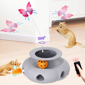 2-en-1 automatique papillon chat jouet cataire balle piste laser interactif jouets pour jouer friandises recommandé pour l'enrichissement du chat - Product Image 3