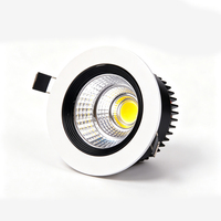 Spot LED encastré en aluminium pour la maison, 3W 5W, salon, couloir, projecteur COB