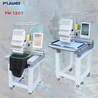 Machine à broder automatique à une tête Fuwei pour chaussettes tricotées à 12/15 aiguilles