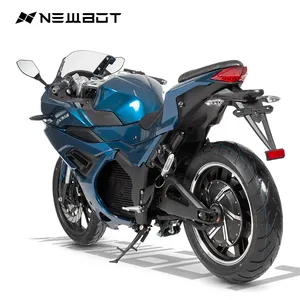 Newbot Eec Coc Storm 5000W 72V 86ah Blauwe Snelle Elektrische Motorfiets Motorfiets Roller Sportbike Superbike