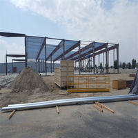 Almacén de Estructura de Acero Moderno, Construcción Prefabricada, Diseño Metálico, Modelo RT S80