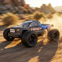 HOSHIPLAY N517 Frenzy Camion Monstre RC Brushless à l'échelle 1:12, Vitesse Maximale 70+ KM/H, 4x4, Wi-Fi, Qualité Expert, Prêt à Rouler (RTR), Chargeur Métallique