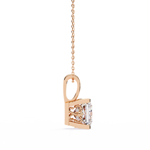 Collier pendentif élégant style diamant pour femme, bijou minimaliste tendance, léger, finition brillante, idéal pour le quotidien, option cadeau - Product Image 5