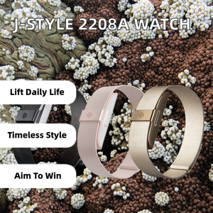 J-Style 2208A montre intelligente pour femmes élégant amoureux <span class=keywords><strong>Couple</strong></span> tactile Fitness Tracker moniteur de fréquence cardiaque tension artérielle Android AMOLED - Product Image 2