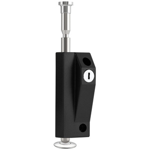 Loquet de sol en alliage de zinc à ressort pour porte en bois ou en verre, sécurité antivol, montage en surface - Product Image 2