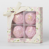 Set Hadiah Bom Mandi Bunga Pink Grosir Pabrik, Perawatan Tubuh, Membersihkan, Melembapkan, Aroma Tumbuhan