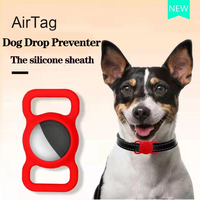 Étui de protection de collier en silicone pour accessoires d'étiquette d'air Étuis de protection Porte-étiquette d'air portable