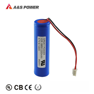 Big power 3,7 v 2200mah Li-Ion battery icr18650 Rechargeable battery battery with UN38.3 - Product Image 2
