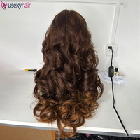 Nueva Llegada 2026: Peluca Frontal Ondulada de Cabello Humano Virgen de 180% de Densidad, Estilo Instantáneo, Longitud Media, para Suministro al por Mayor a Boutiques Europeas