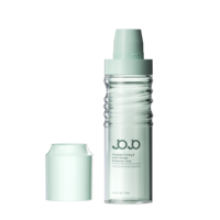Contenant en plastique PET vert haut et cylindrique avec bouchon à vis pour sérum, lotion, cosmétiques et soins de la peau, emballage personnalisé imprimé