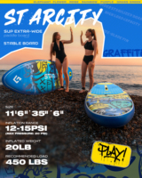 Planche de paddle gonflable International Warehouses Graffiti Series 11'6"*35"*6" pour sports nautiques, livraison directe, SUP gonflable